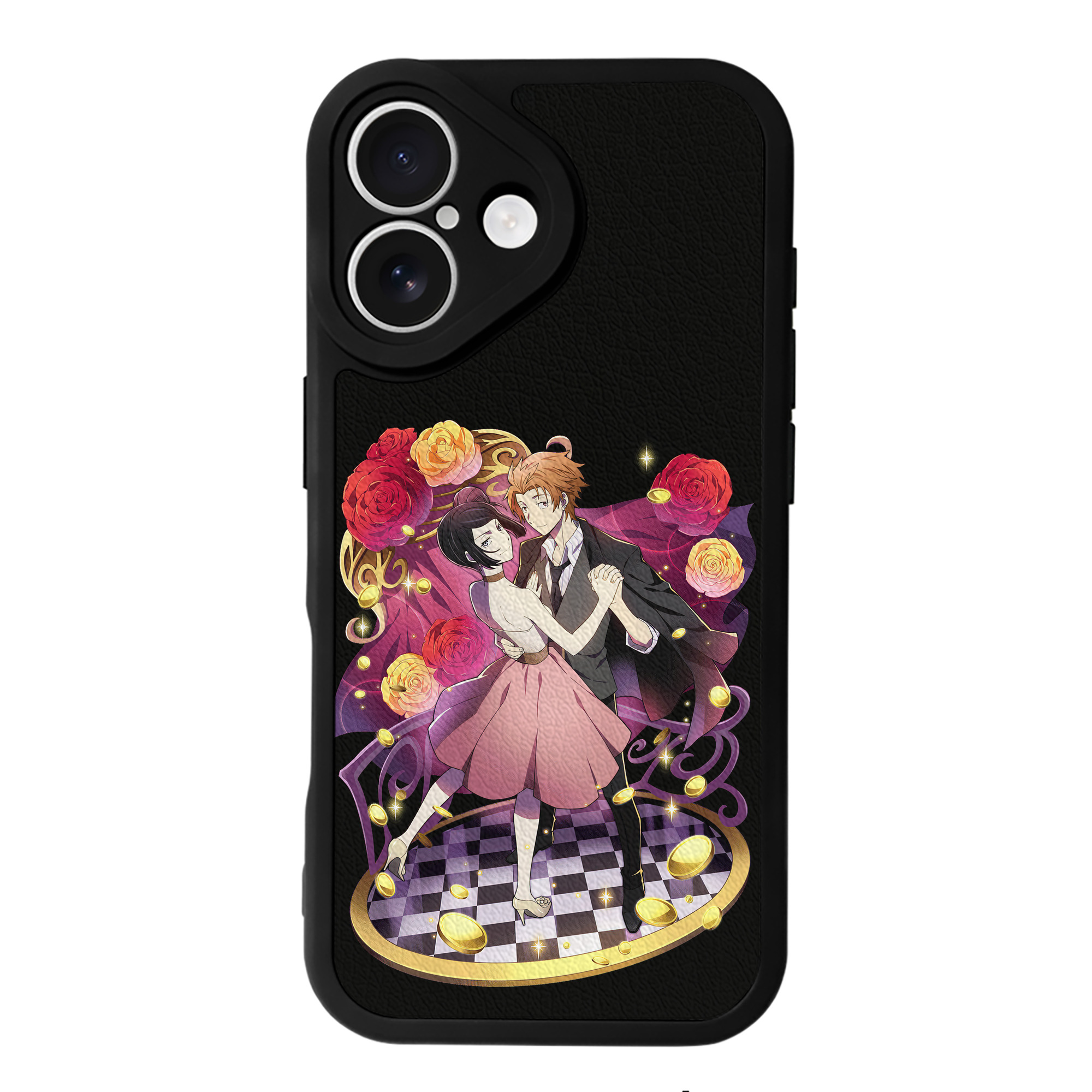 （画像用） 文豪ストレイドッグス Bungo Stray Dogs 【iPhone 16シリーズ対応】シリコンスマホケース（レザー調） 材質：シリコン